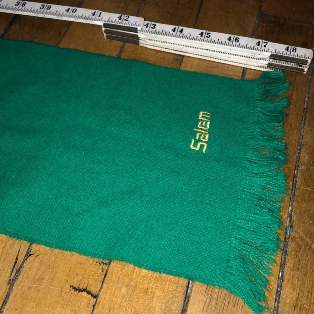 Men's Green Wool Blend Scarf‎
